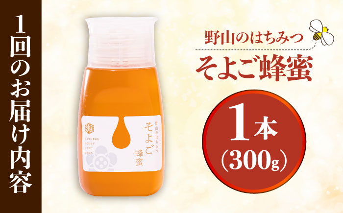 【3回定期便】 自慢のそよご蜜 300g 瑞浪市 / 堀養蜂園 はちみつ 蜂蜜 国産 [AZCF010]