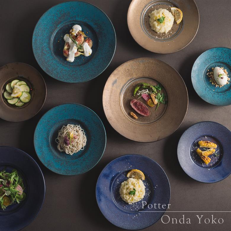 【美濃焼】 恩田陽子 リムプレート 皿 3色×3サイズ 計9点セット グリーン ゴールド パープル S M L 瑞浪市 / JS企画 食器 プレート おしゃれ セット [AZAZ030]