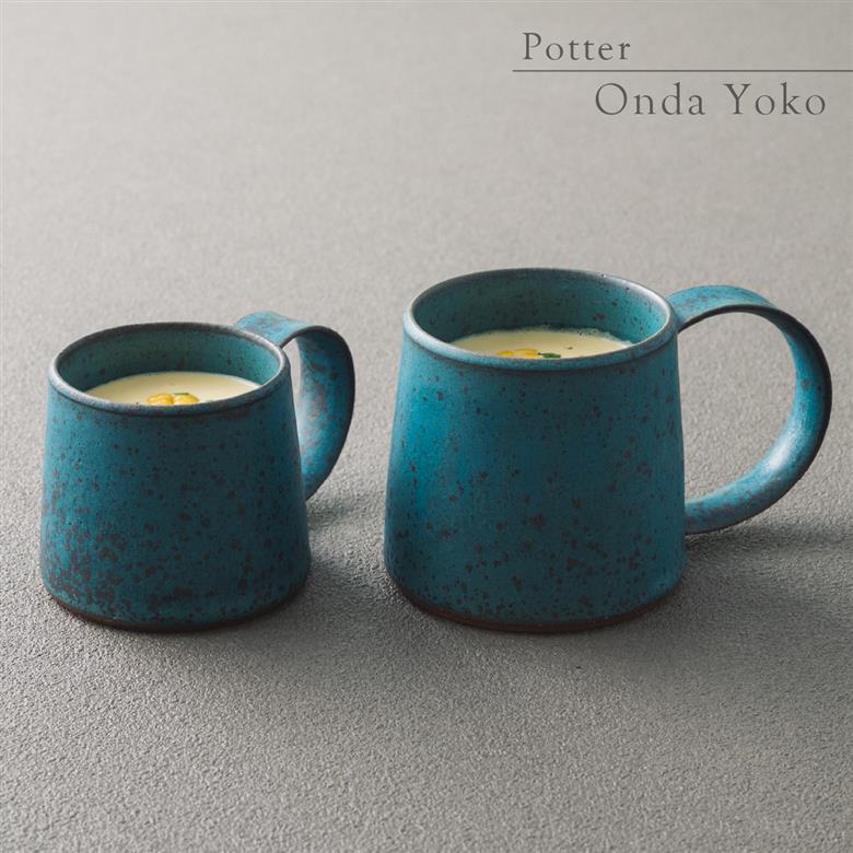 【3色から選べる】 【美濃焼】 恩田陽子 コーヒーマグカップ カフェオレマグカップ 各1点セット グリーン 瑞浪市 / JS企画 ティーカップ マグカップ マグ コップ おしゃれ [AZAZ046] グリーン