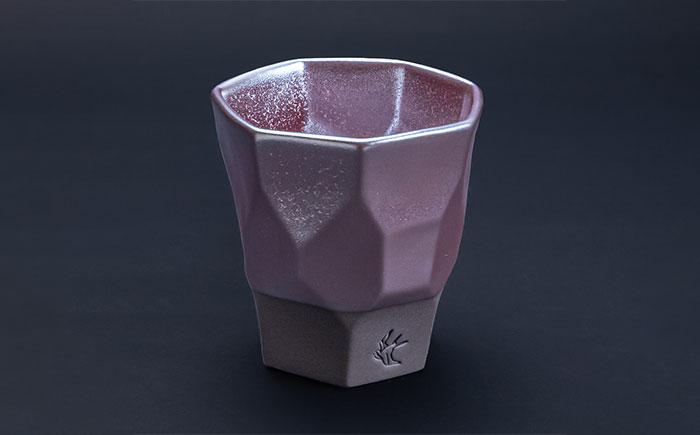 【美濃焼】 つばめ工房 黒土 フリーカップ ガーネット 瑞浪市 / 大恵 陶磁器 食器 ギフト [AZBG006]