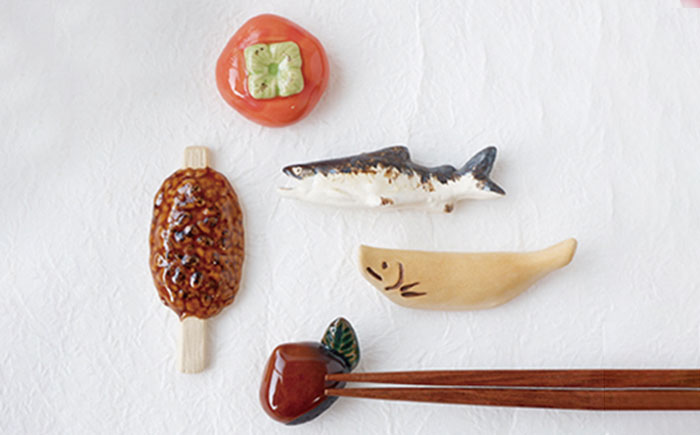 【美濃焼】 箸置き セット 岐阜県 gf432 瑞浪市 / イホシロ窯 [AZCG005]