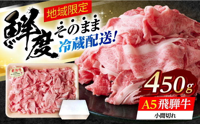 ※冷蔵配送/地域限定※ 飛騨牛 小間切 450g 瑞浪市 / きなぁた瑞浪 和牛 国産 岐阜県産 [AZCI026]