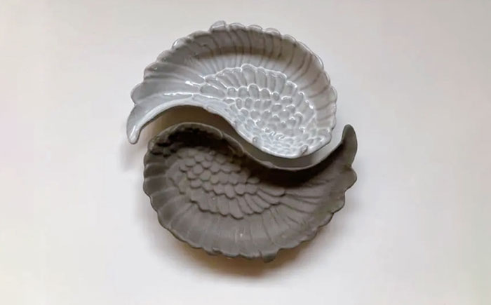 龍の翼 ペアセット 瑞浪市 / nozan 食器 プレート 小皿 [AZCQ002]