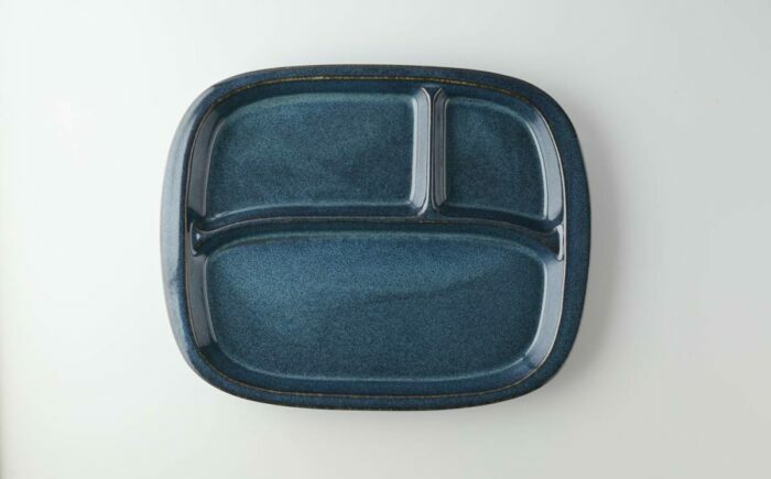 【美濃焼】 北欧ブルー ランチプレート 2点セット 35193655 瑞浪市 / やまに 食器 皿 陶磁器 [AZCR010]