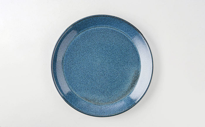 【美濃焼】 北欧ブルー 27cm プレート 1点 35190290 瑞浪市 / やまに 食器 皿 陶磁器 [AZCR014]