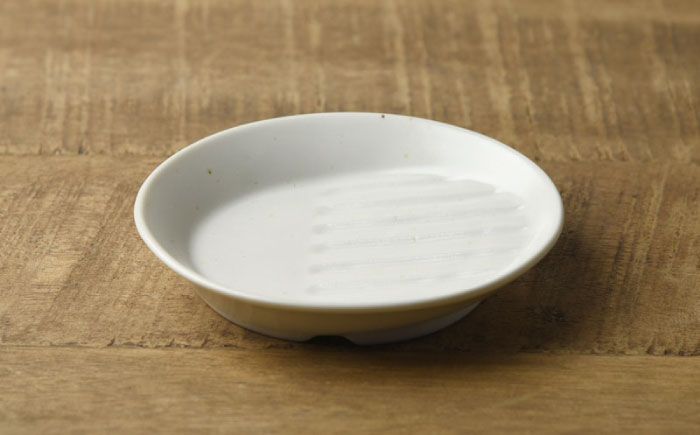 【美濃焼】 ななめ底 しょうゆ小皿 ファミリーセット 箱入り 6枚セット 0216788 瑞浪市 / やまに 取り皿 食器 プレート [AZCR023]