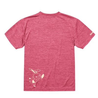 JTTA公認　卓球ユニフォーム【男女兼用(ドライ):140サイズ】うさぎ　ピンク
