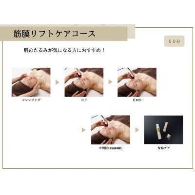 小顔になりたい♪【筋膜リフトケアコース】60分