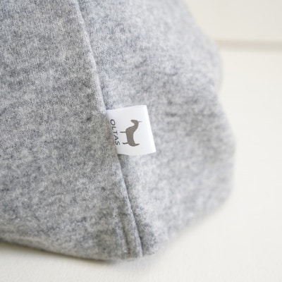 OLTAS カシミヤ100%ネックウォーマー　ライトグレー