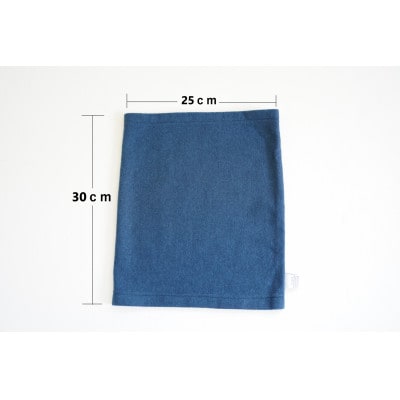 OLTAS カシミヤ100%ネックウォーマー　ブルーグリーン