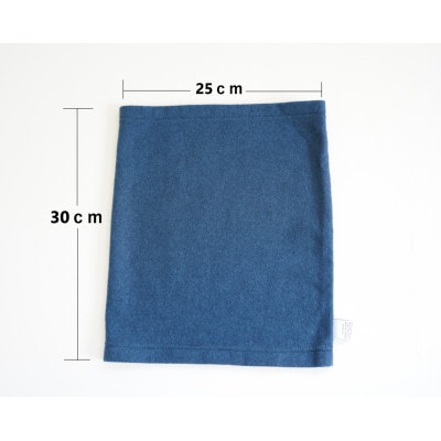 OLTAS カシミヤ100%ネックウォーマー　ネイビー