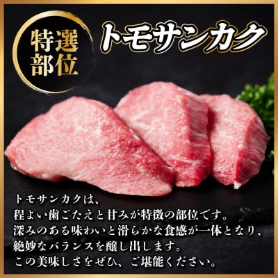 飛騨牛　トモサンカクステーキ約800g【配送不可地域：離島】