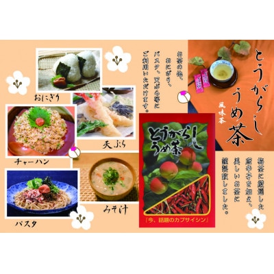 とうがらしうめ茶 計48g