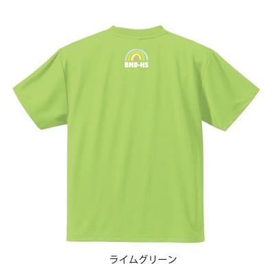 JTTA公認　卓球ユニフォーム【男女兼用(ドライ):150サイズ】ネバーバックダウンB　ライム