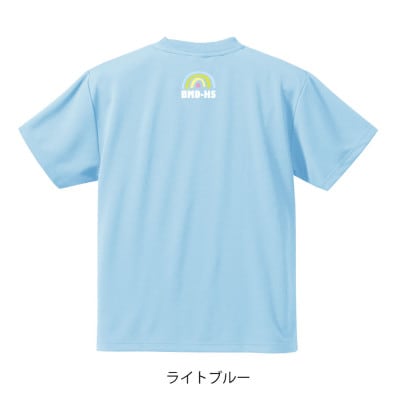 JTTA公認　卓球ユニフォーム【男女兼用(ドライ):160サイズ】ネバーバックダウンB　ライトブルー