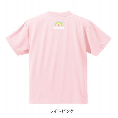 JTTA公認　卓球ユニフォーム【男女兼用(ドライ):XXLサイズ】ネバーバックダウンB　ライトピンク