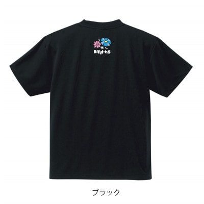 JTTA公認　卓球ユニフォーム【男女兼用(ドライ):XLサイズ】ネバーバックダウンA　ブラック