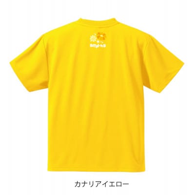 JTTA公認　卓球ユニフォーム【男女兼用(ドライ):XLサイズ】ネバーバックダウンA　カナリア