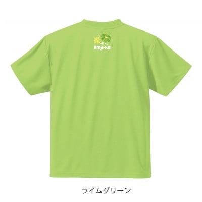 JTTA公認　卓球ユニフォーム【男女兼用(ドライ):150サイズ】ネバーバックダウンA　ライム