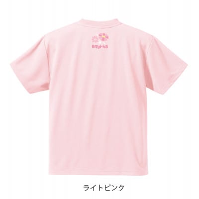 JTTA公認　卓球ユニフォーム【男女兼用(ドライ):XXLサイズ】ネバーバックダウンA　ライトピンク