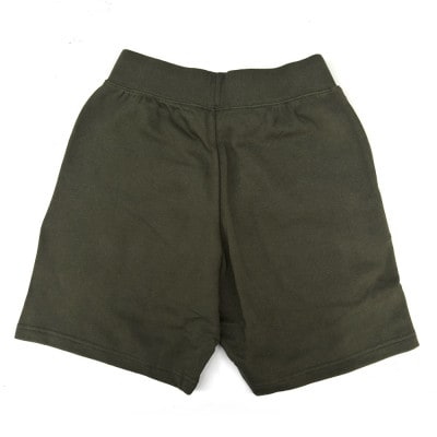 JTTA公認　卓球ユニフォーム【男女兼用:Mサイズ】スウェットゲームハーフパンツ　アーミーグリーン