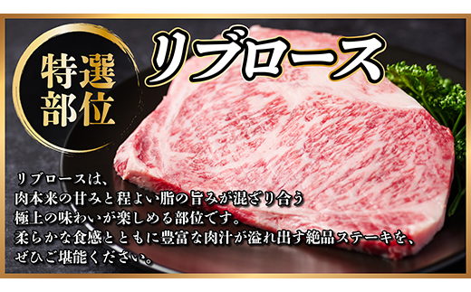 飛騨牛　リブロースステーキ　約800g【配送不可地域：離島】