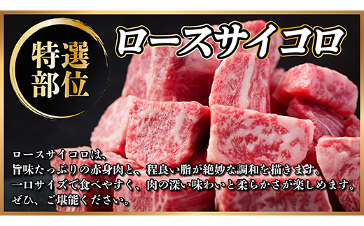 飛騨牛　ロースサイコロステーキ約400g【配送不可地域：離島】