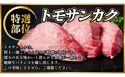 飛騨牛　トモサンカク・モモ焼肉　約1kg(各約500g×2P)【配送不可地域：離島】