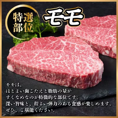 飛騨牛　厚切りモモステーキ約200g【冷蔵便】A4～A5等級 黒毛和牛【配送不可地域：離島】