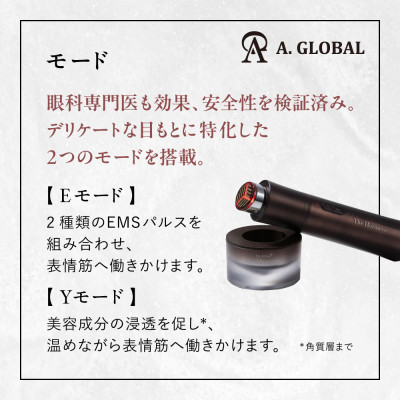 The Horuseye 目もと専用美顔器 日本製 高級