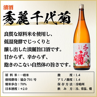 秀麗千代菊　1800ml×1本