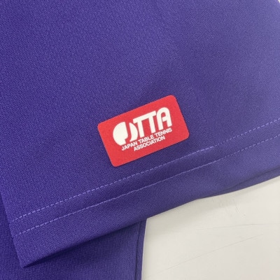 JTTA公認　卓球ユニフォーム【男女兼用(ドライ):150サイズ】うさぎ　パープル
