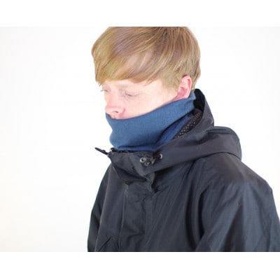 OLTAS カシミヤ100%ネックウォーマー　ブルーグリーン