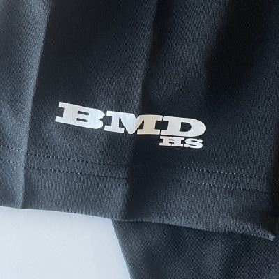 JTTA公認　卓球ユニフォーム【男女兼用(ドライ):Mサイズ】アルファベット　T　ブラック