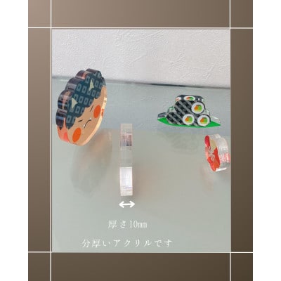 季節のアクリル積み木　収納ケース付～2月～