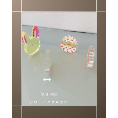 季節のアクリル積み木　収納ケース付～4月～