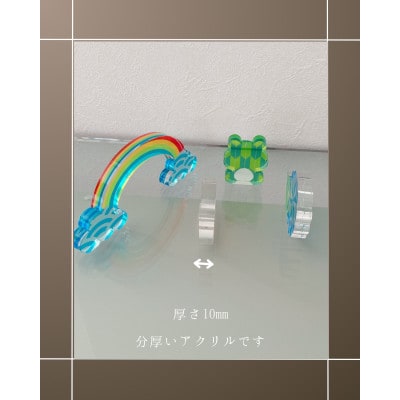 季節のアクリル積み木　収納ケース付～6月～