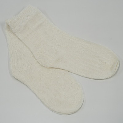 正活絹 冷えとり靴下 シルク先丸 2足セット(Mサイズ)