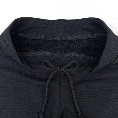 JTTA公認　卓球ユニフォーム【男女兼用:Sサイズ】スウェットゲームハーフパンツ　ブラック