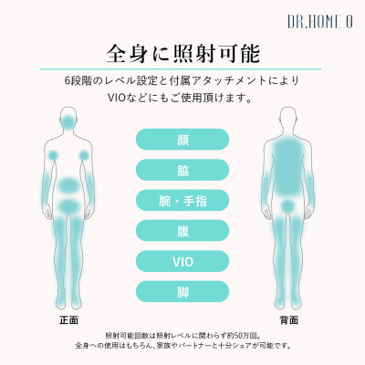 DR.HOME 0 (LIGHT BLUE) 高級 家庭用 光美容器 日本製