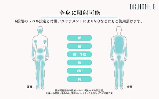DR.HOME 0 (BLACK) 高級 家庭用 光美容器 日本製