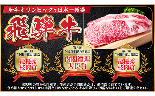 飛騨牛 厳選カルビ・赤身(焼肉・BBQ用) 800g(各400g)　黒毛和牛　小分け　A4～A5等級【配送不可地域：離島】