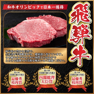 飛騨牛　ザブトンステーキ約400g【配送不可地域：離島】