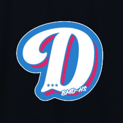 JTTA公認　卓球ユニフォーム【男女兼用(ドライ):Mサイズ】アルファベット　D　ブラック