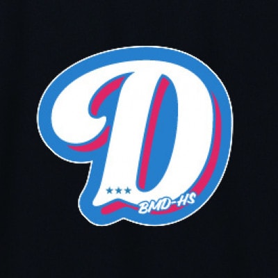 JTTA公認　卓球ユニフォーム【男女兼用(ドライ):Lサイズ】アルファベット　D　ブラック