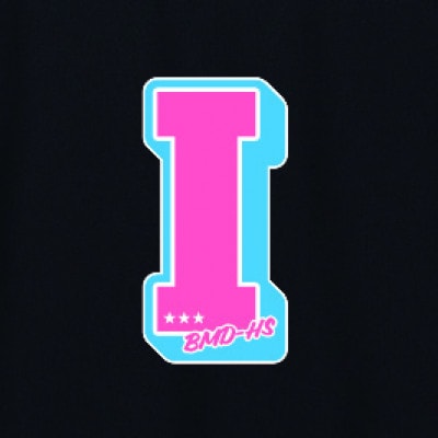 JTTA公認　卓球ユニフォーム【男女兼用(ドライ):Lサイズ】アルファベット　I　ブラック