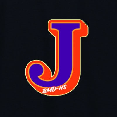 JTTA公認　卓球ユニフォーム【男女兼用(ドライ):Mサイズ】アルファベット　J　ブラック