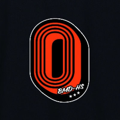 JTTA公認　卓球ユニフォーム【男女兼用(ドライ):Sサイズ】アルファベット　O　ブラック