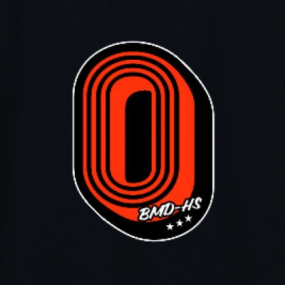 JTTA公認　卓球ユニフォーム【男女兼用(ドライ):Mサイズ】アルファベット　O　ブラック