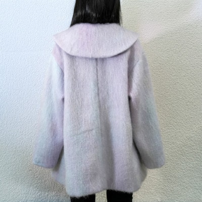 モヘアシャギーコート